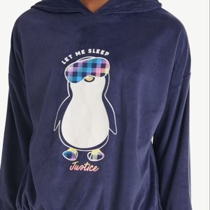 Justice top with hoodie